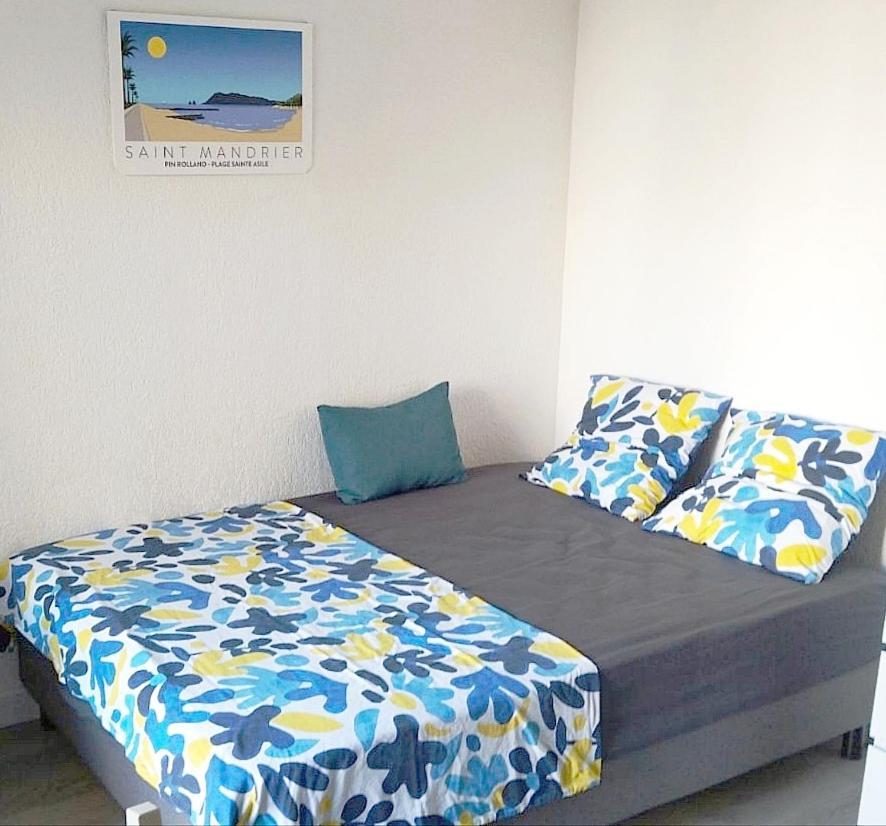 Charmant Studio Climatise 24 M2 Terrasse A 100M De La Plage แซ็ง-ม็องดรีเย-โซร์-แม ภายนอก รูปภาพ